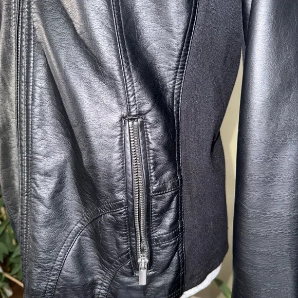 Maurices Black Vegan Leather Jacket - Picture 7 of 11